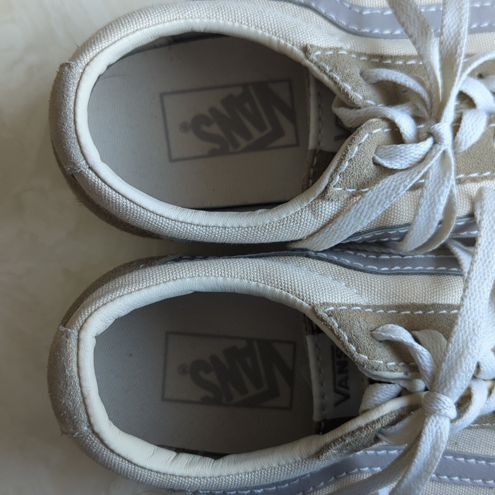 Vans Ward Lo Sneakers Taupe Marshmallow Beige, Women's 9 - Picture 3 of 8